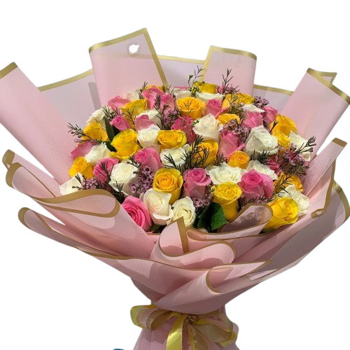 Large Mixed Rose Bouquet